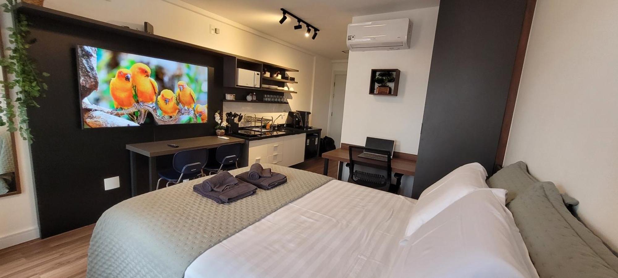 Flat Madalena - Allianz Parque - 1 Quadra Do Metro Apartamento *
